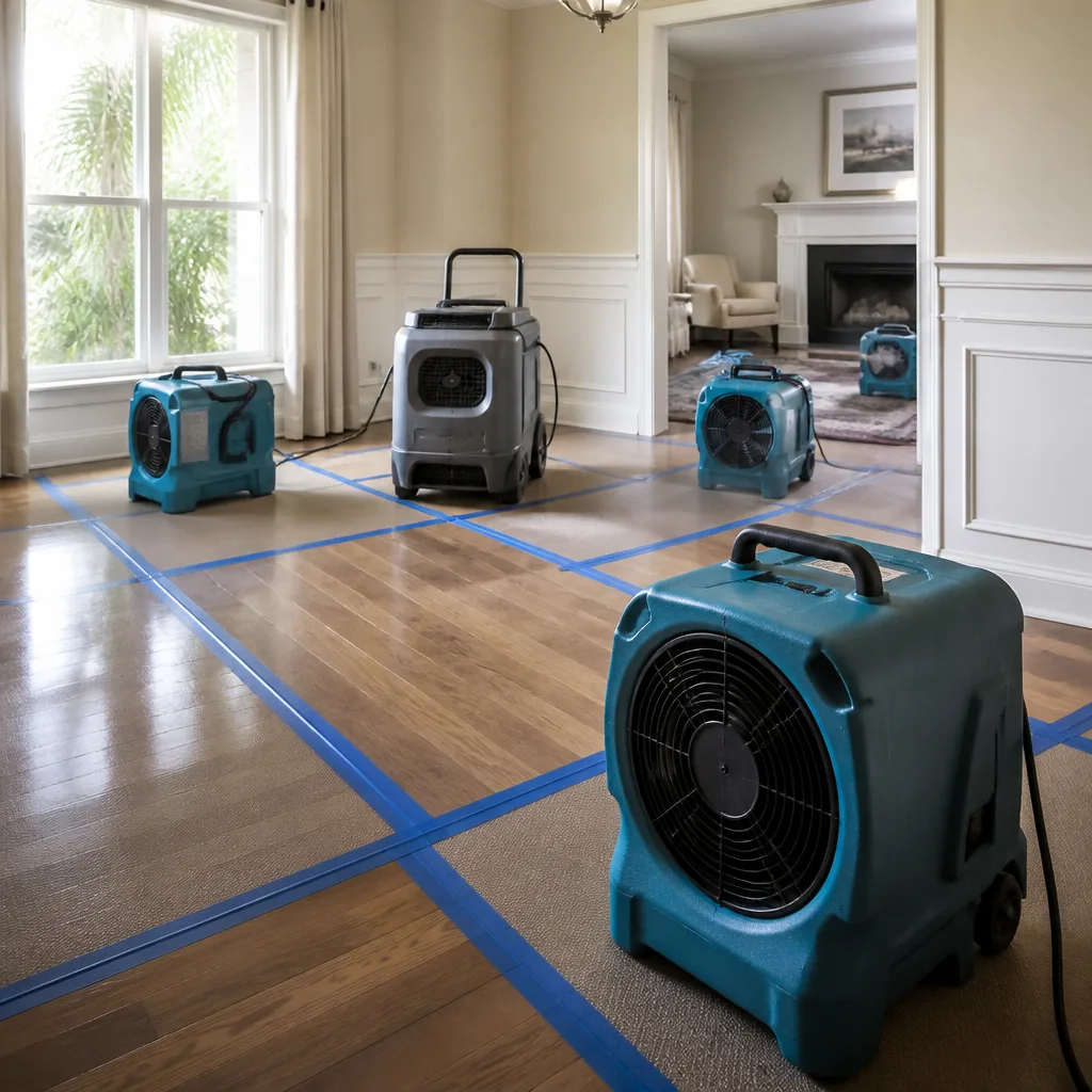 Water damage drying